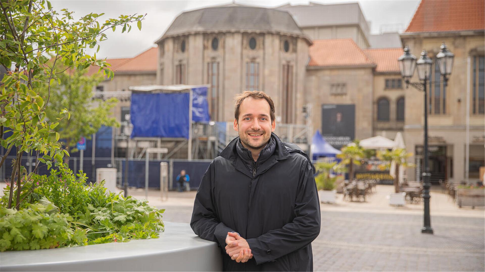 Maximilian Charlet will die Stadt attraktiver auch für jüngere Menschen machen.