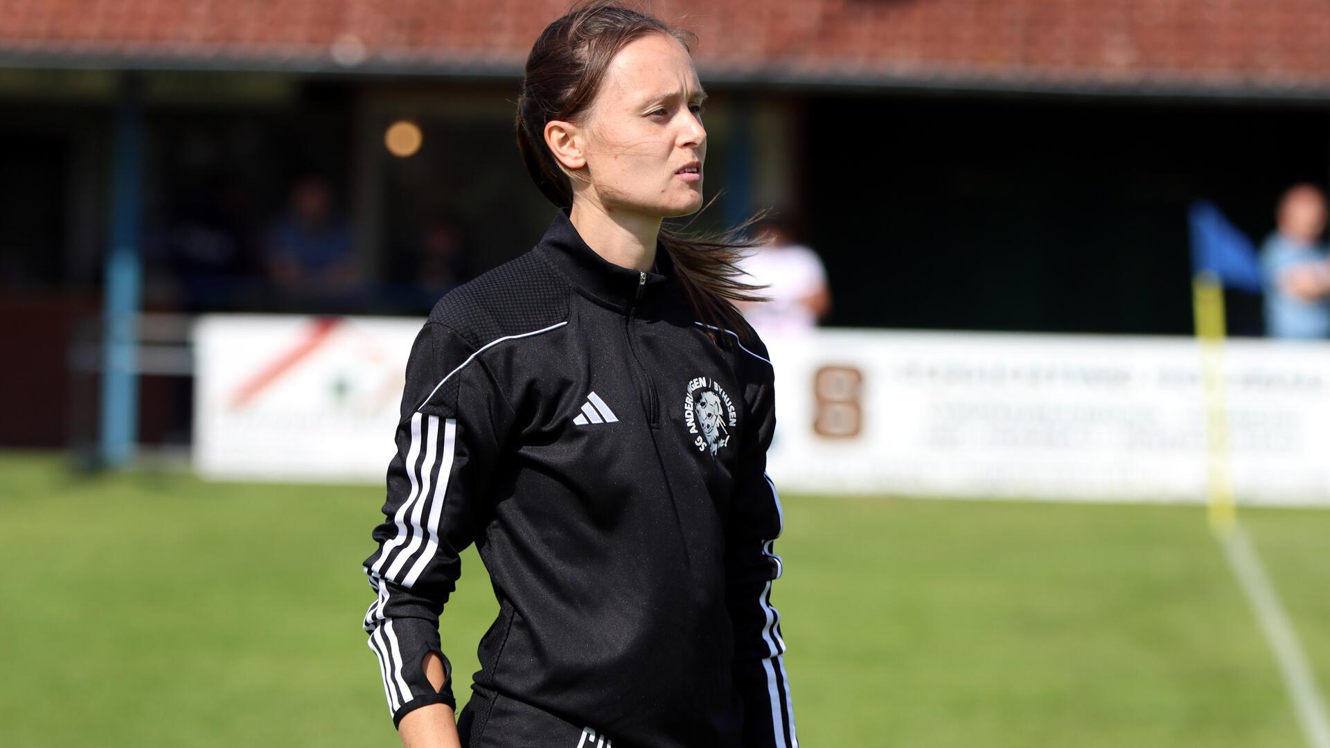 Mit der Leistung in der zweiten Halbzeit war SG-Trainerin Chiara Hess zufrieden. Vor der Pause leistete sich ihr Team zu viele Ballverluste.