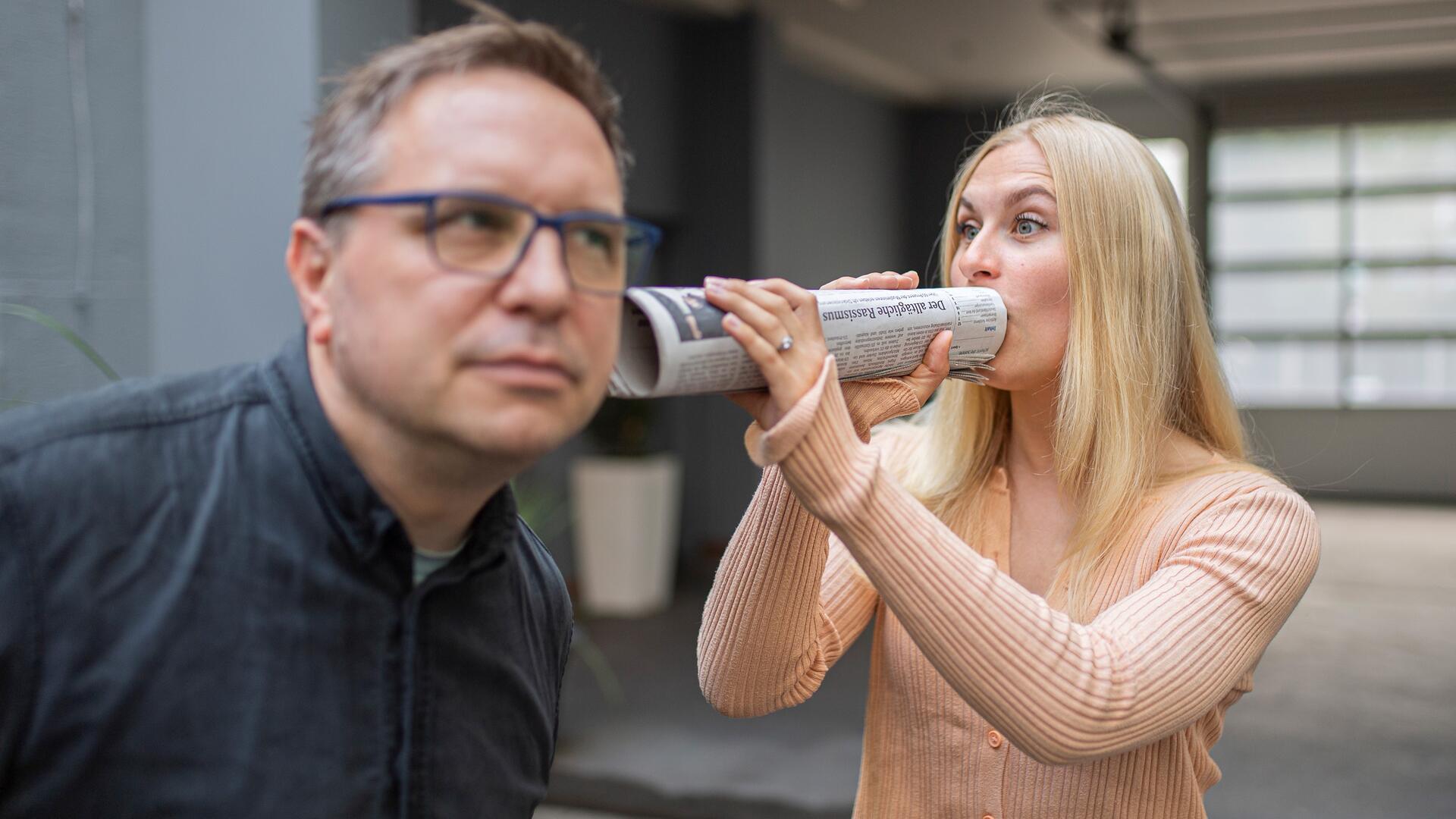 Marie Petersen und Dirk Bliedtner