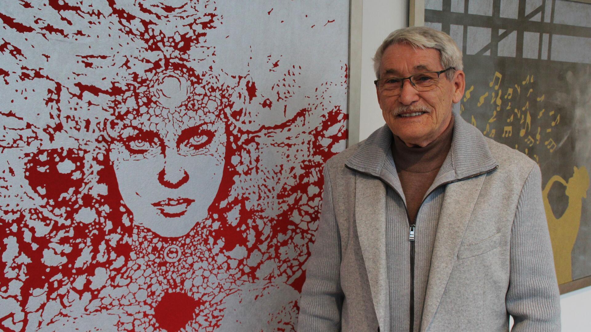 Neuere Werke zeigt Hermy M noch in seiner Galerie in der Weserstraßé 67.