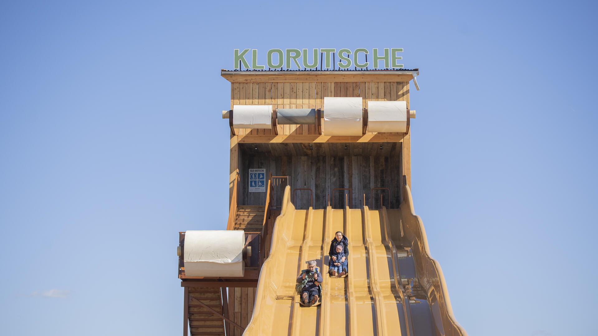Noch wird poliert – bald wird auf der Klorutsche ordentlich Fahrt aufgenommen.