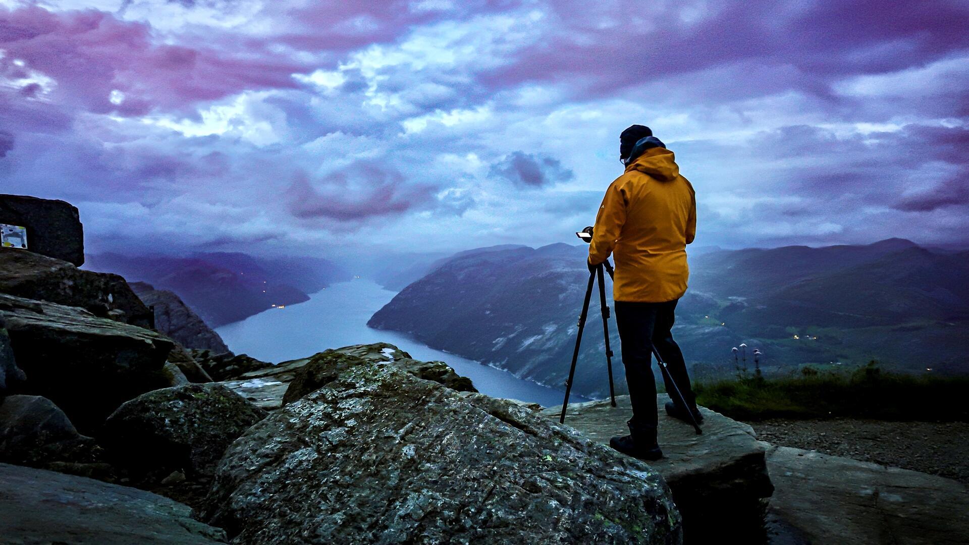 Norwegen-Abenteurer Thomas Krey hat einen Blick für schöne Bildmotive und stimmungsvolles Licht.