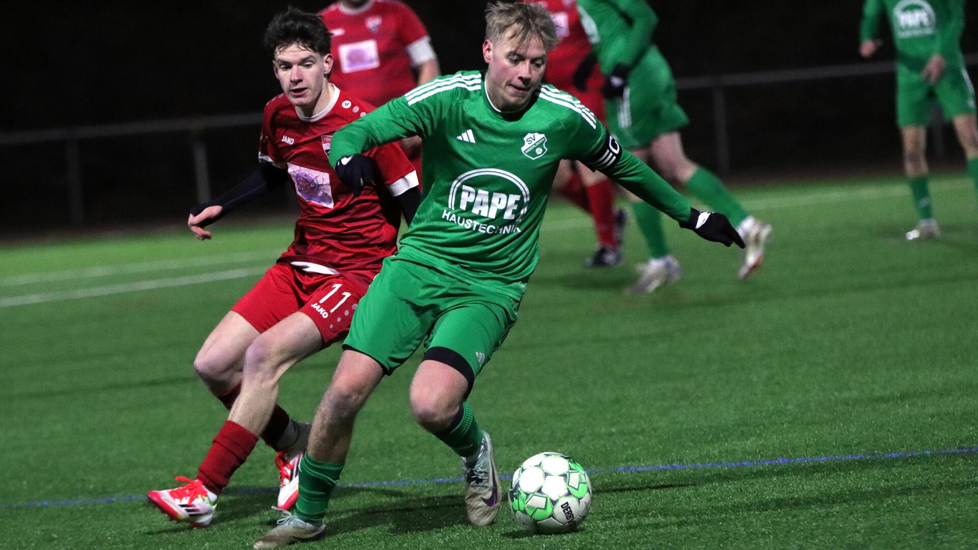 Ole Lemmermann, hier beim 6:0-Testspielsieg gegen den FSV Langwedel-Völkersen, kurbelt das Aufbauspiel des SV Anderlingen an.