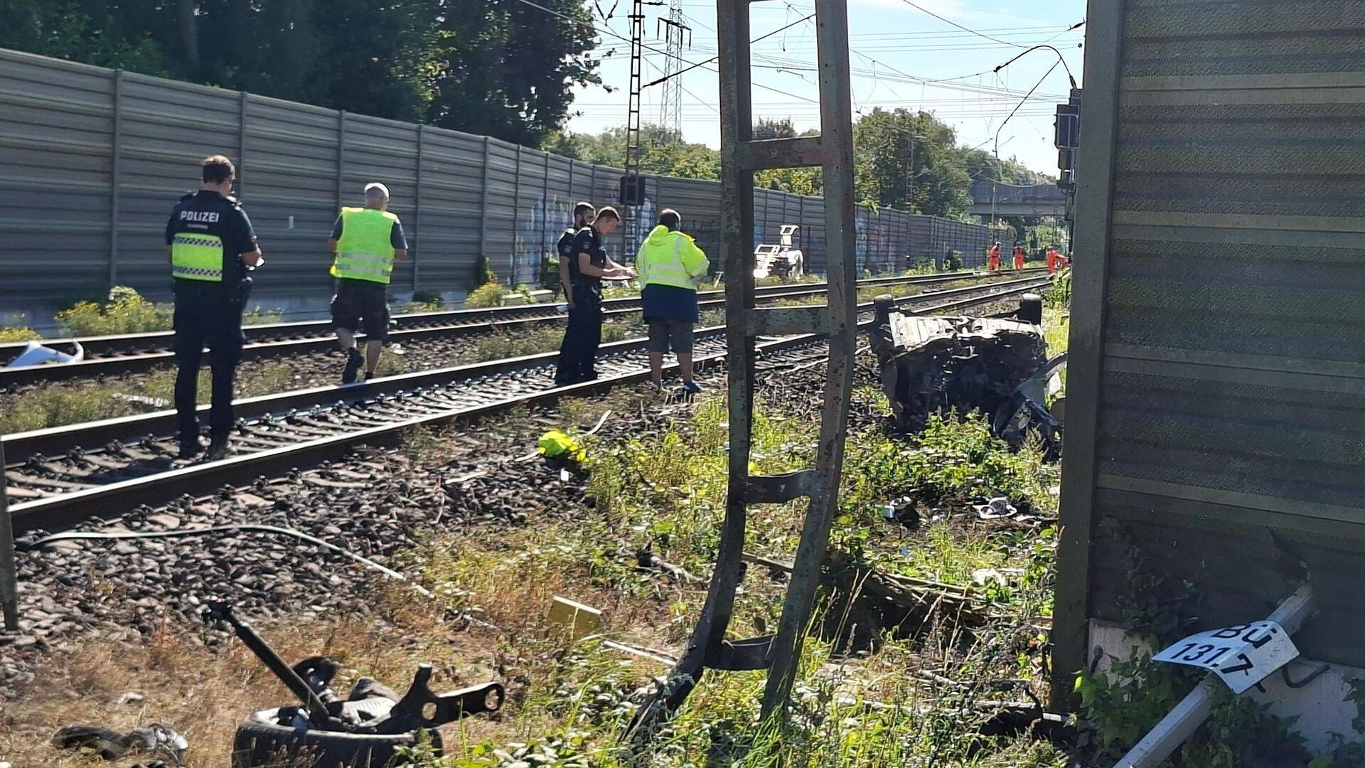Unfall an Bahnschranke