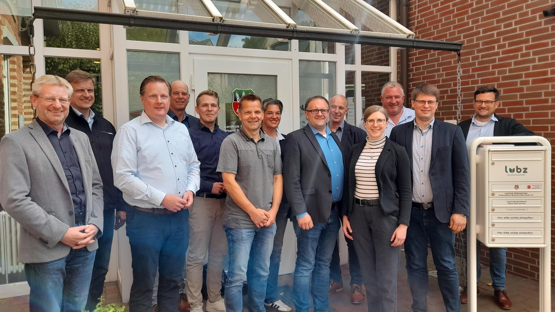 Erntegespräch zwischen Landvolk und Handel in der Landvolk-Geschäftsstelle in Zeven.