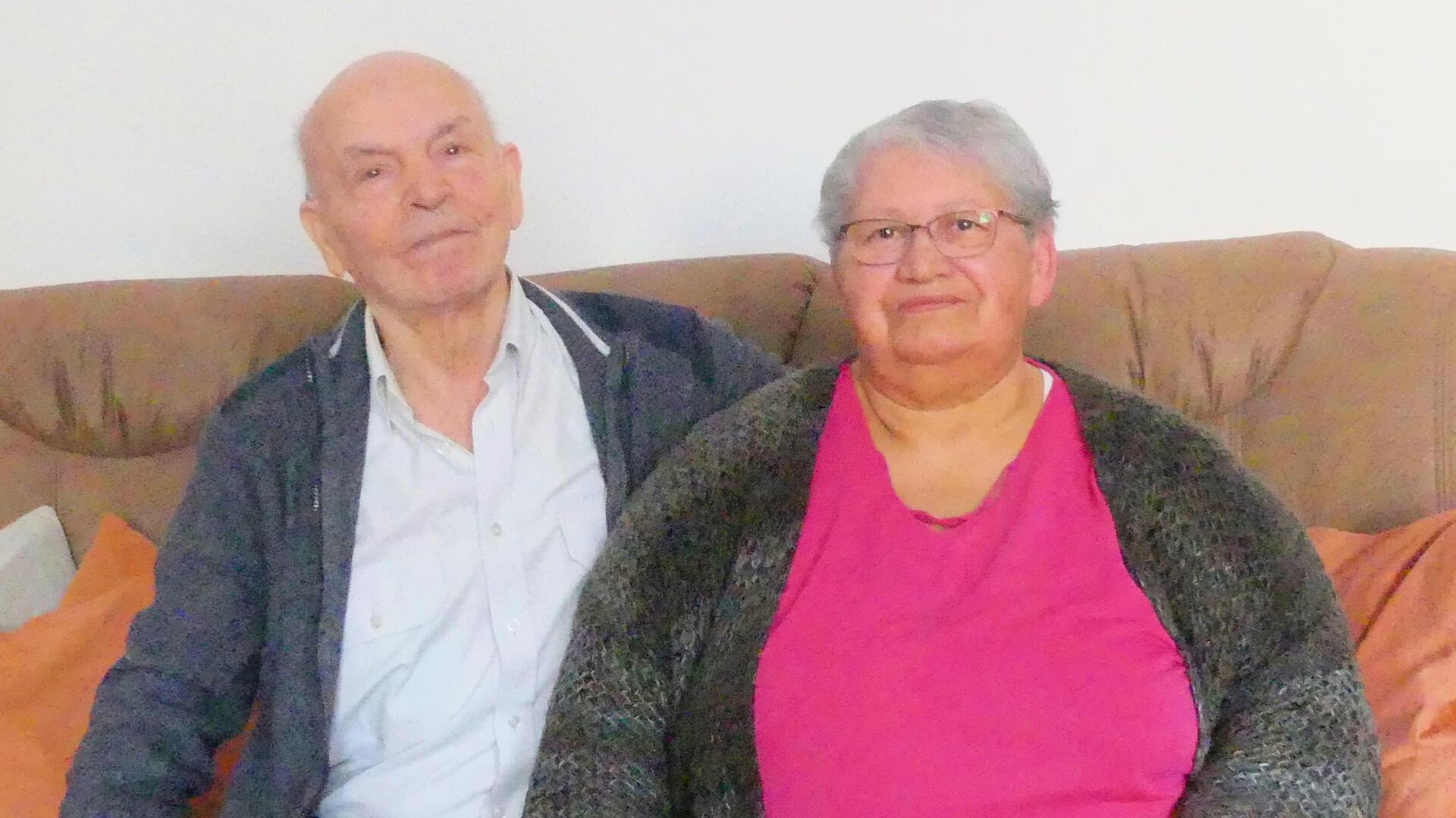 Rosemarie und Antonio Intrevado. Die beiden feiern am 20. März 2025 ihre diamantene Hochzeit.