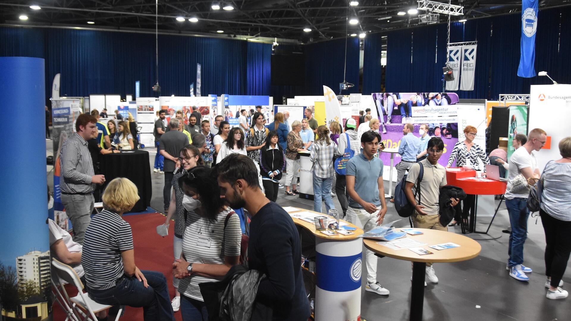 Rund 3000 Schüler aus der Region haben zuletzt die Berufsinformationsmesse am Freitag in der Stadthalle besucht.