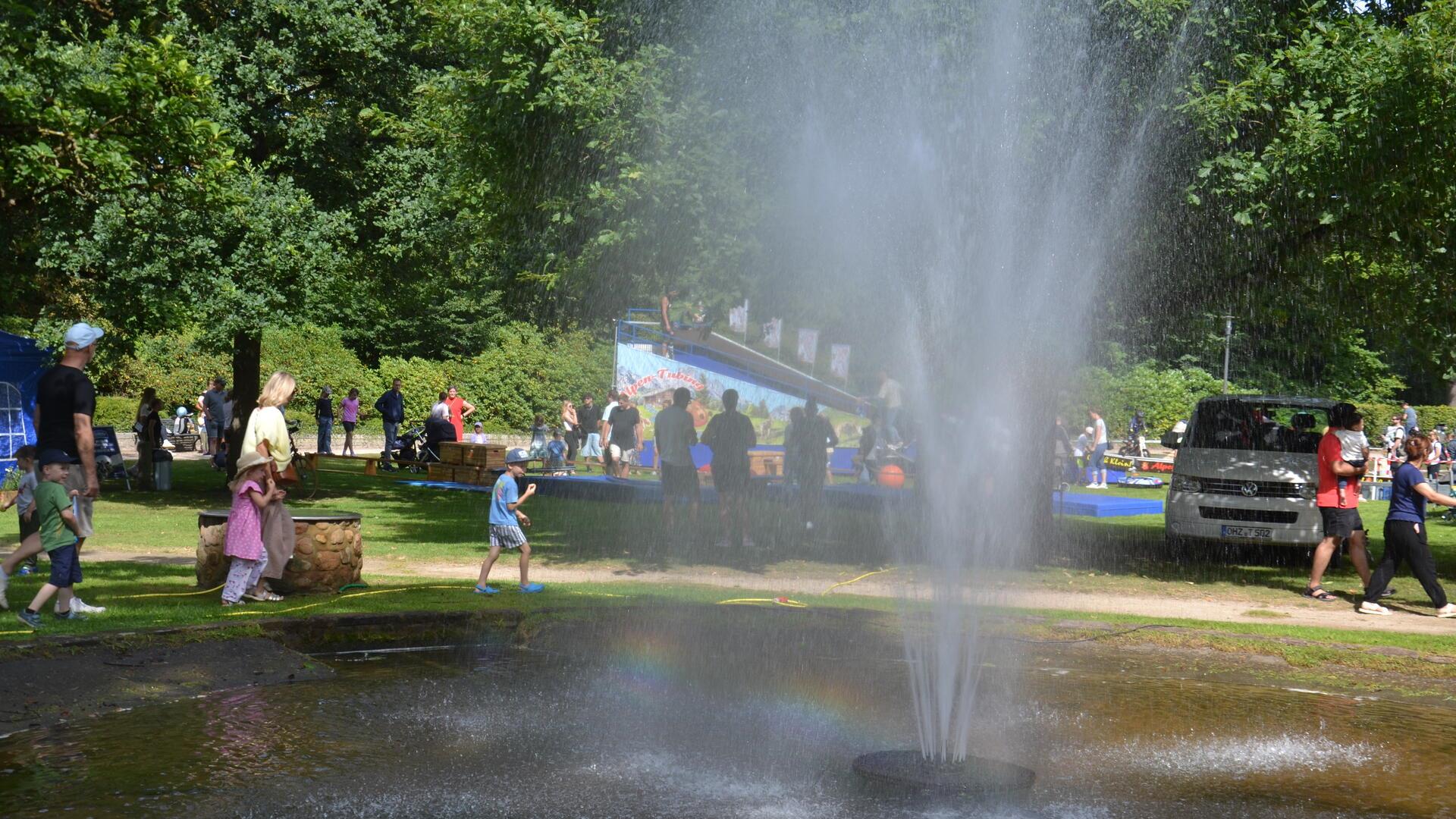 Springbrunnen im Zevener Stadtpark