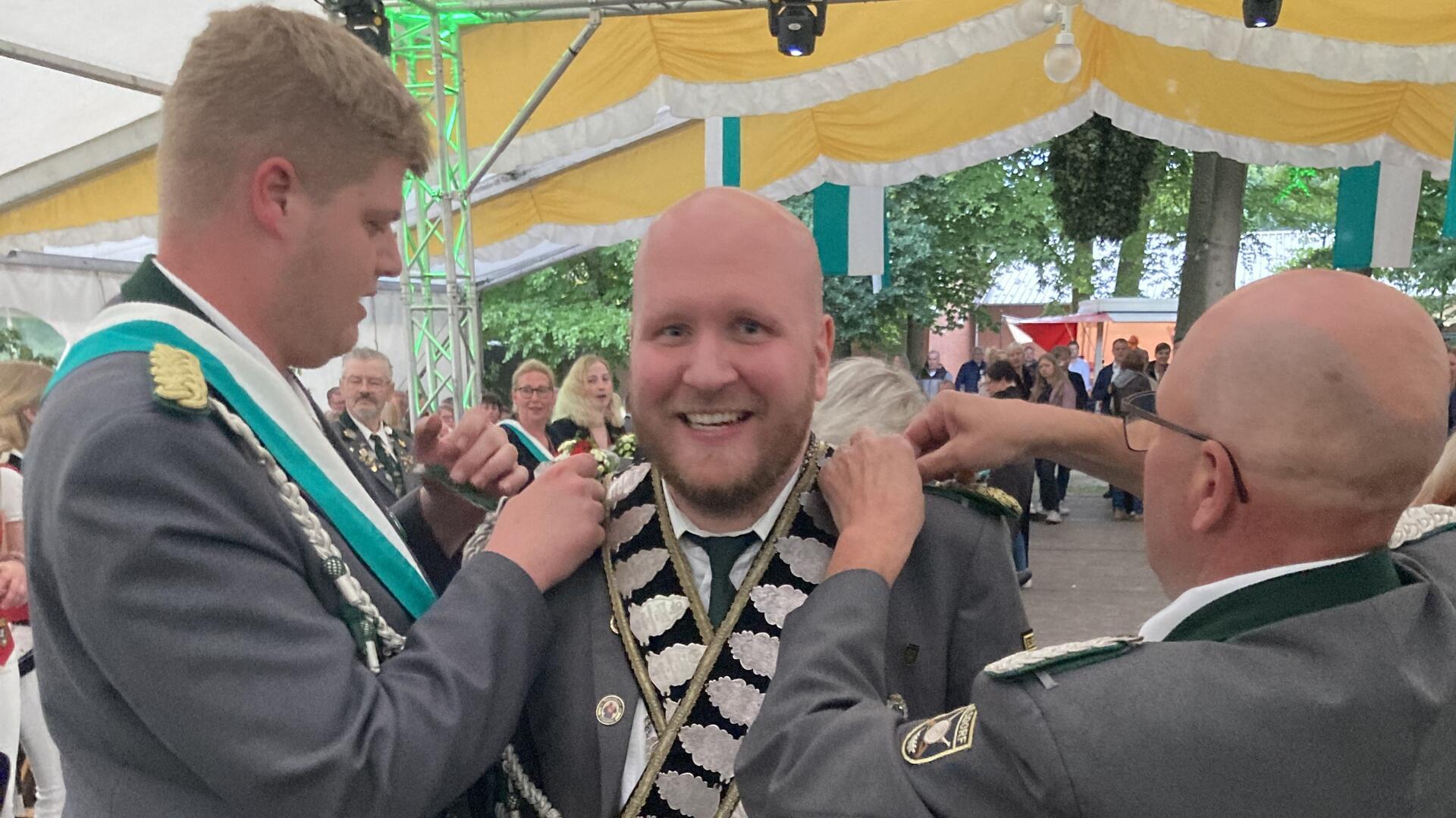 Krönung des Schützenkönigs