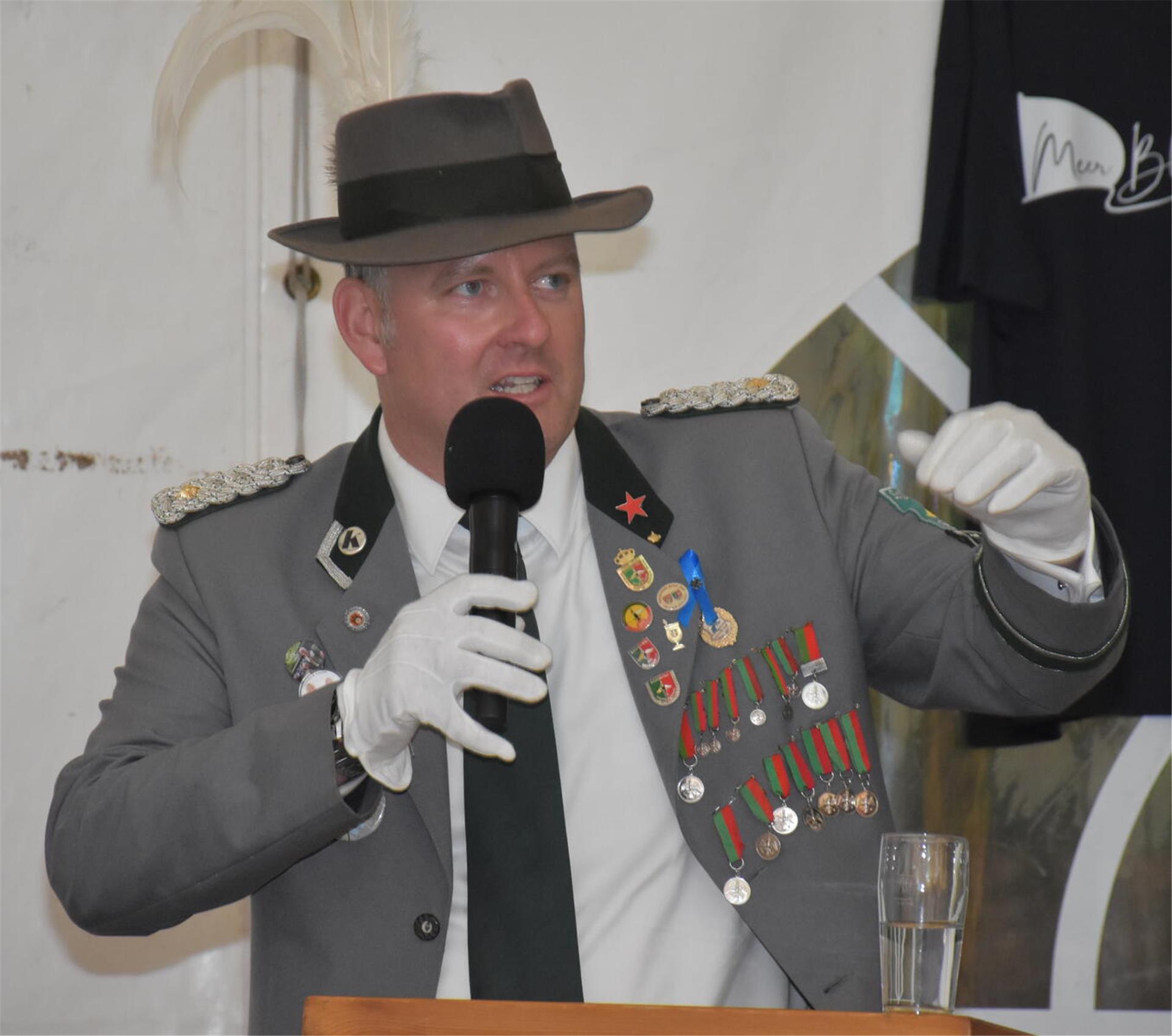 Schützenpatron Andreas Meyer. 