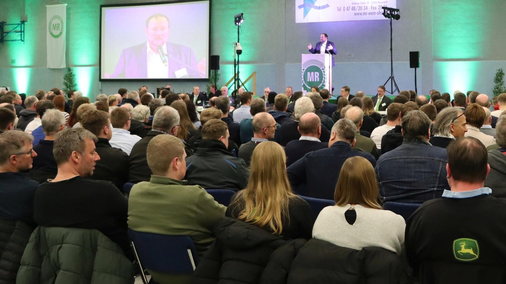Sehr gut besucht war die Jahreshauptversammlung des Maschinenrings in der Geestlandhalle.