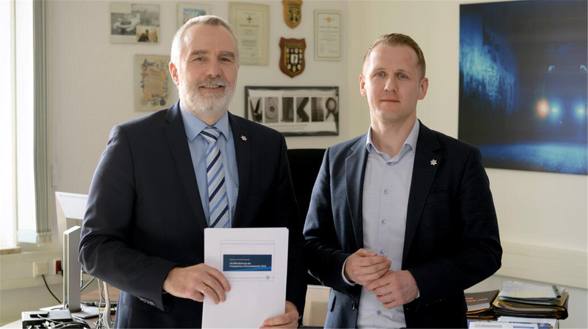 Volker Ortgies und Benjamin Siebert. 