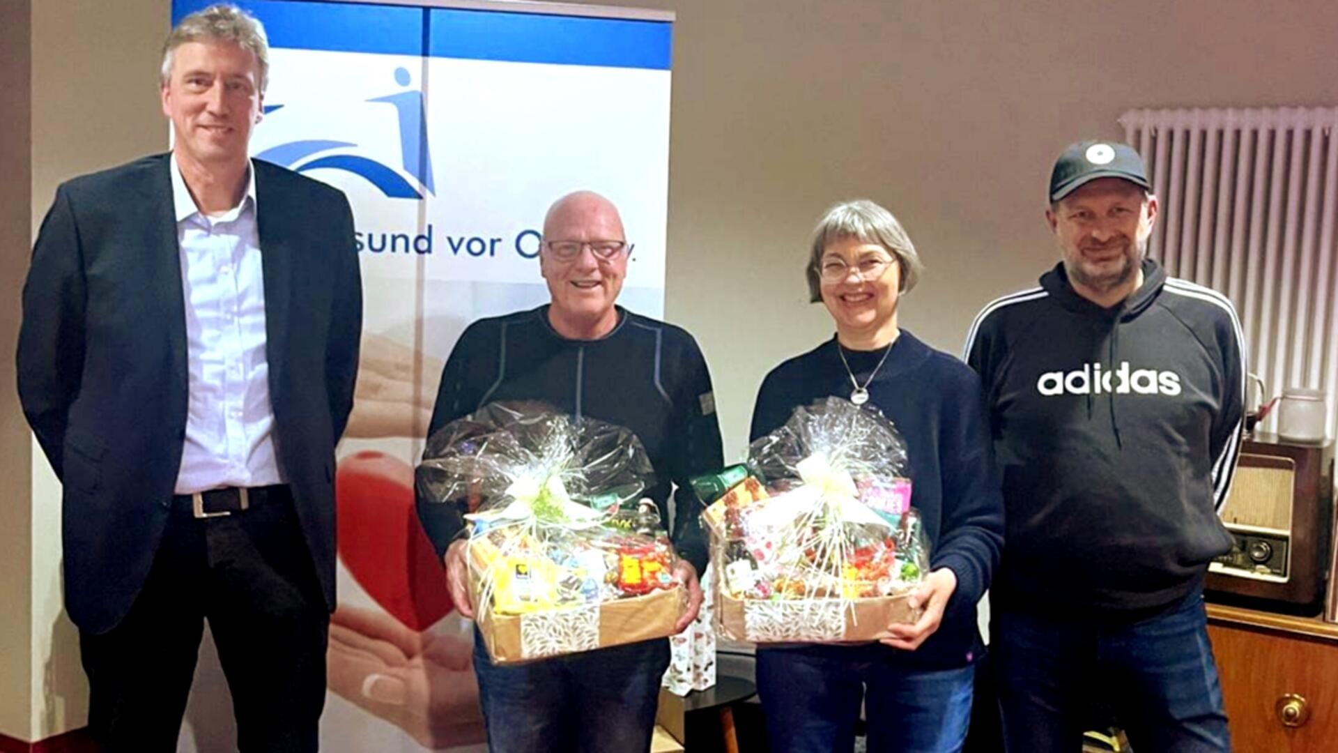 Stephan Meyer (von links), Eduard Gummich, Monika Warnking, und Andreas Geldbach.