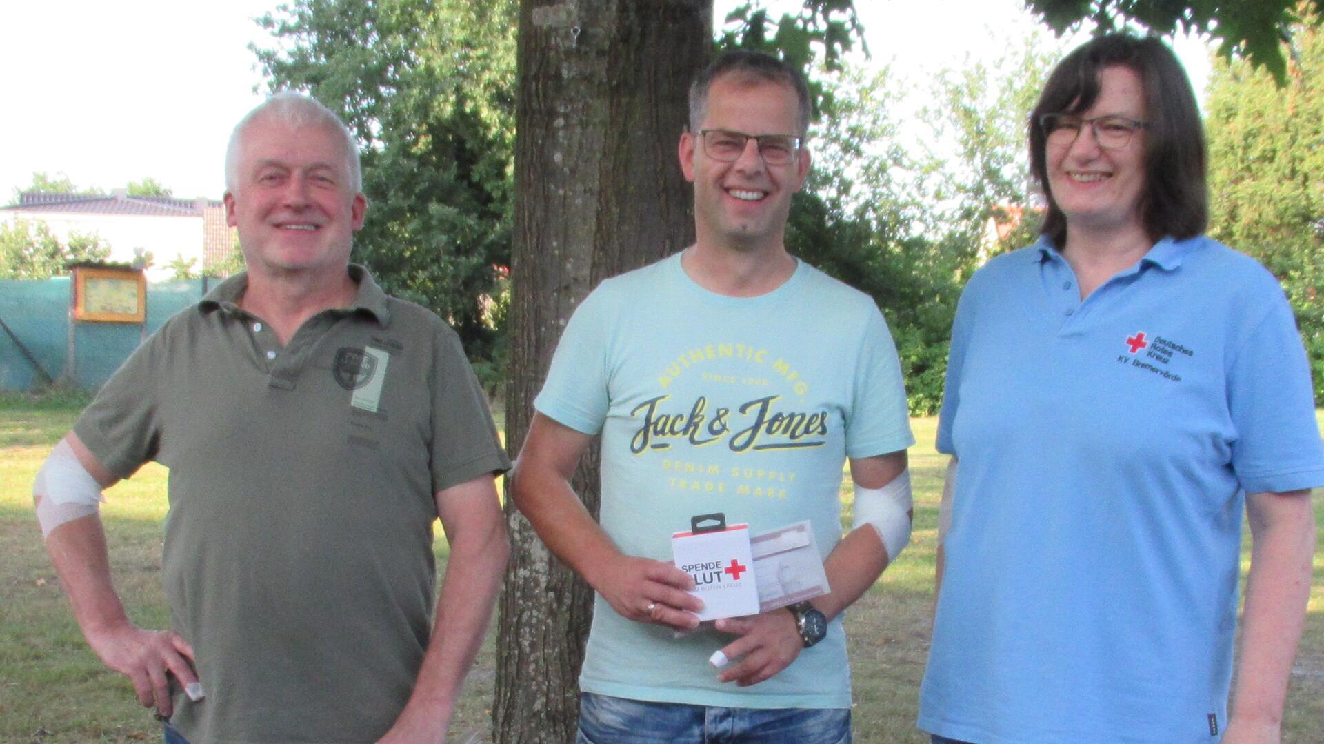 Stephan Pinnow, Heiko Gerken und Britta Ringen.