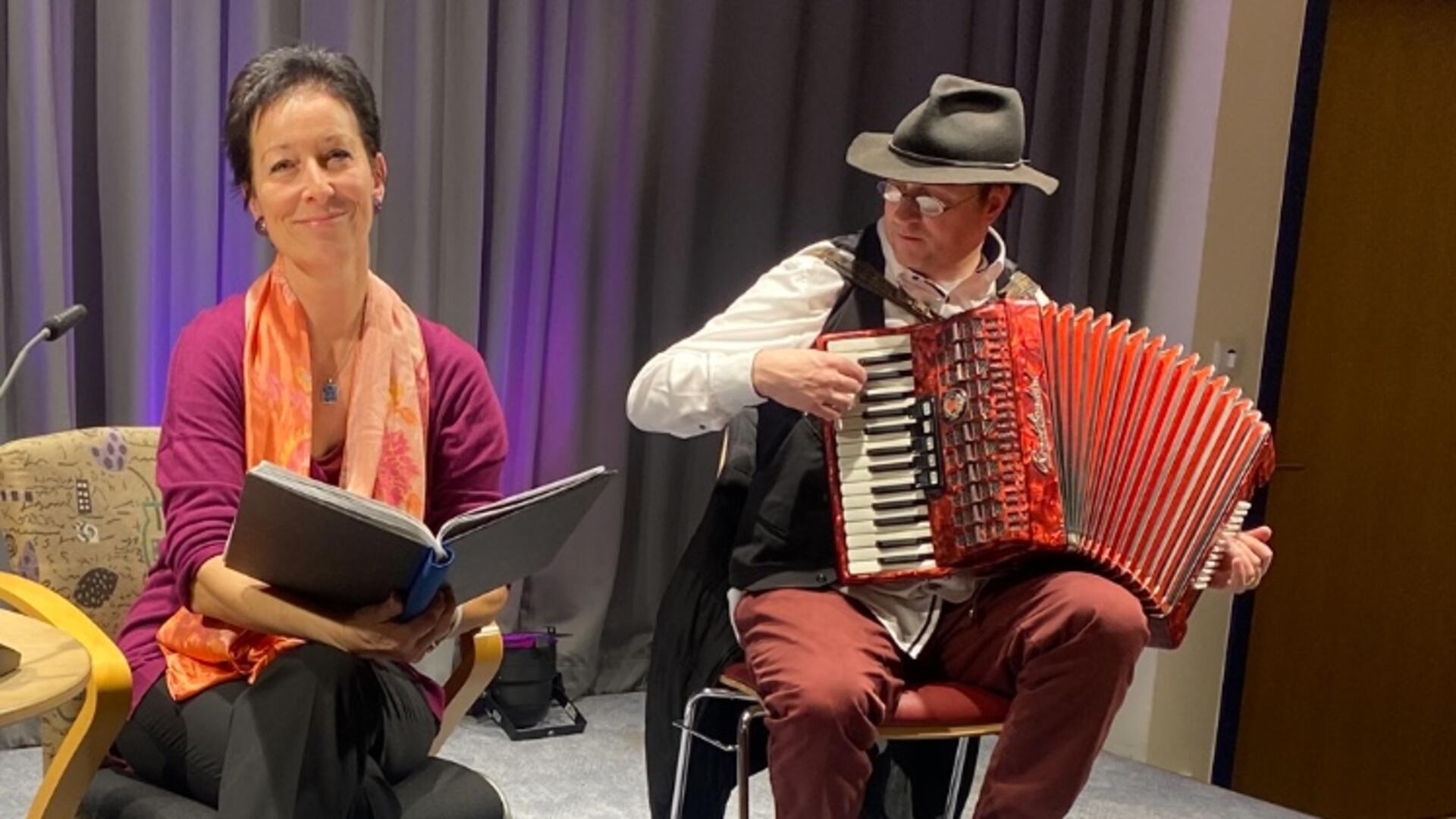 Susanne Schwan und Simon Bellett