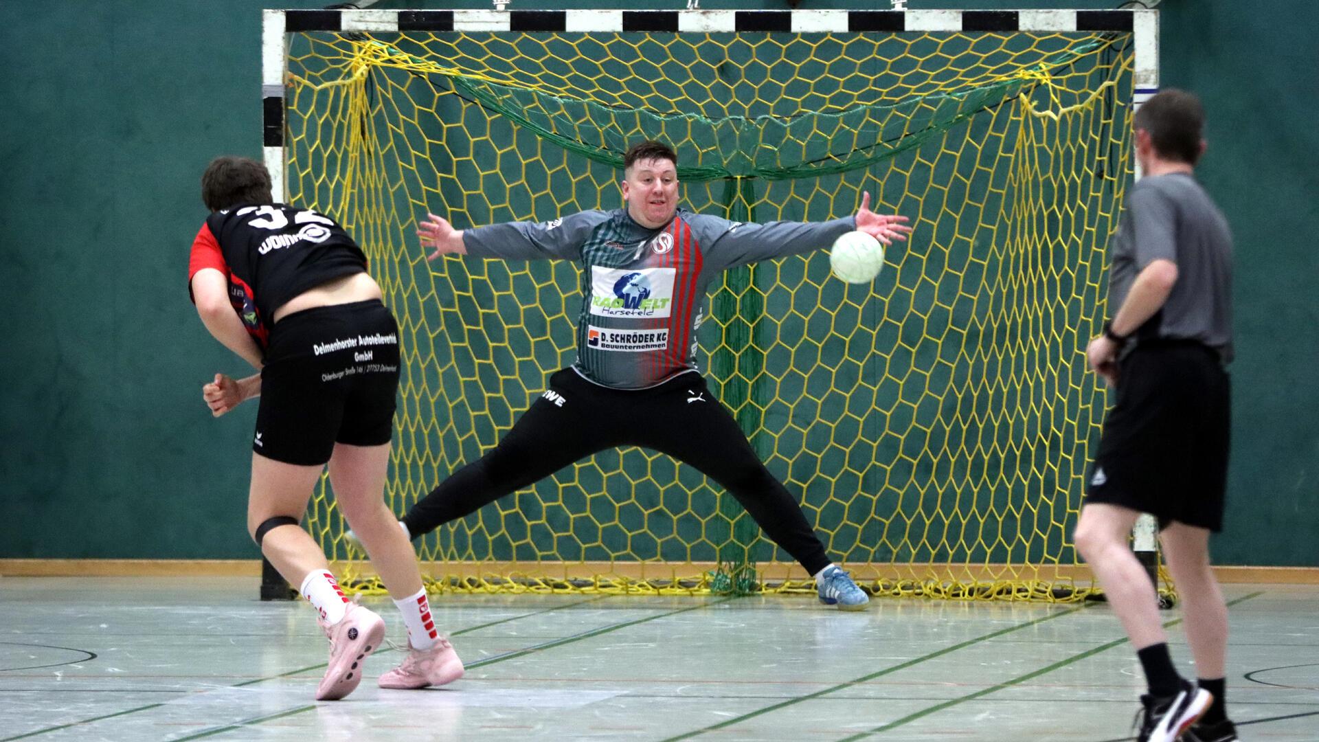 TSV-Keeper Steffen Krange befindet sich zurzeit in einer Top-Form und verhinderte bei der Niederlage in Aurich ein Debakel.