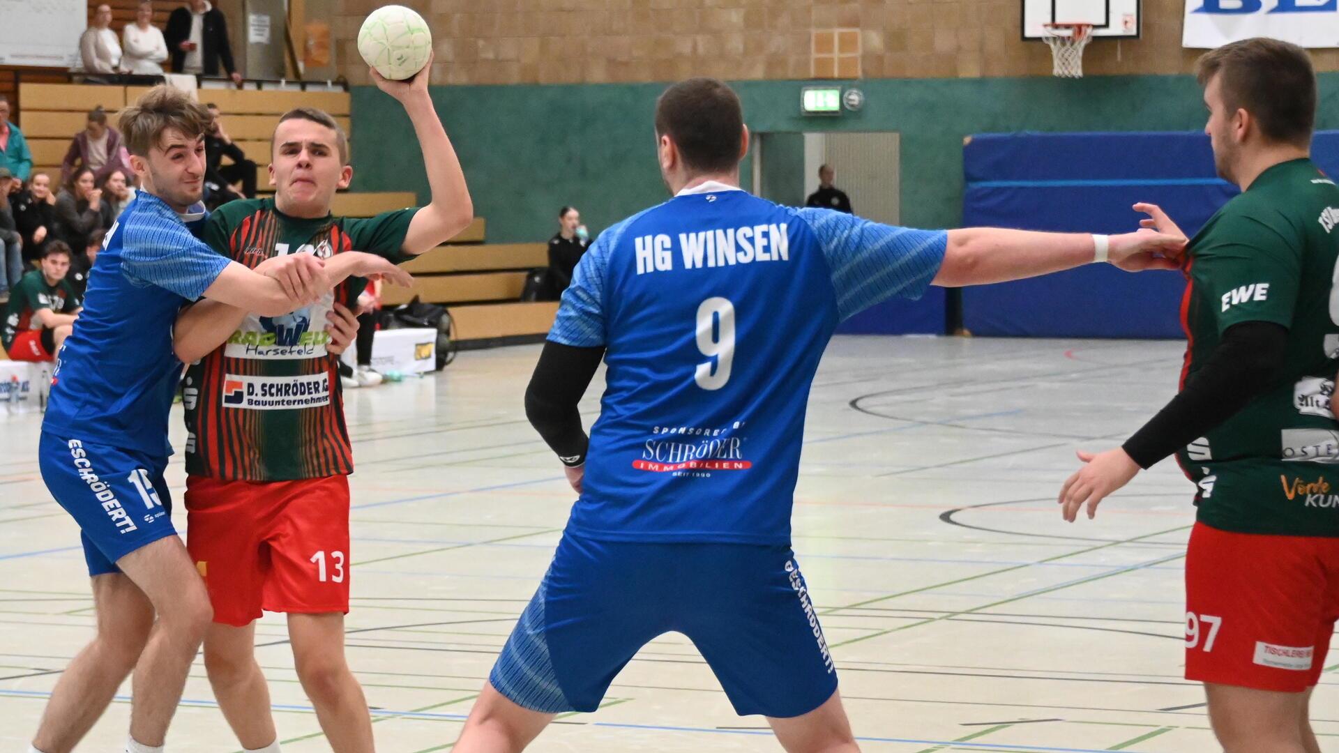 Thorleif Bardenhagen erzielte drei Treffer bei der klaren Heimniederlage gegen Winsen.