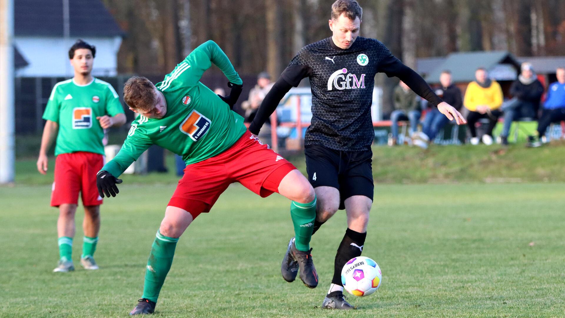 Tim Oerding (links) erzielte in der 84. Minute das 2:5 aus Sicht des BSC.