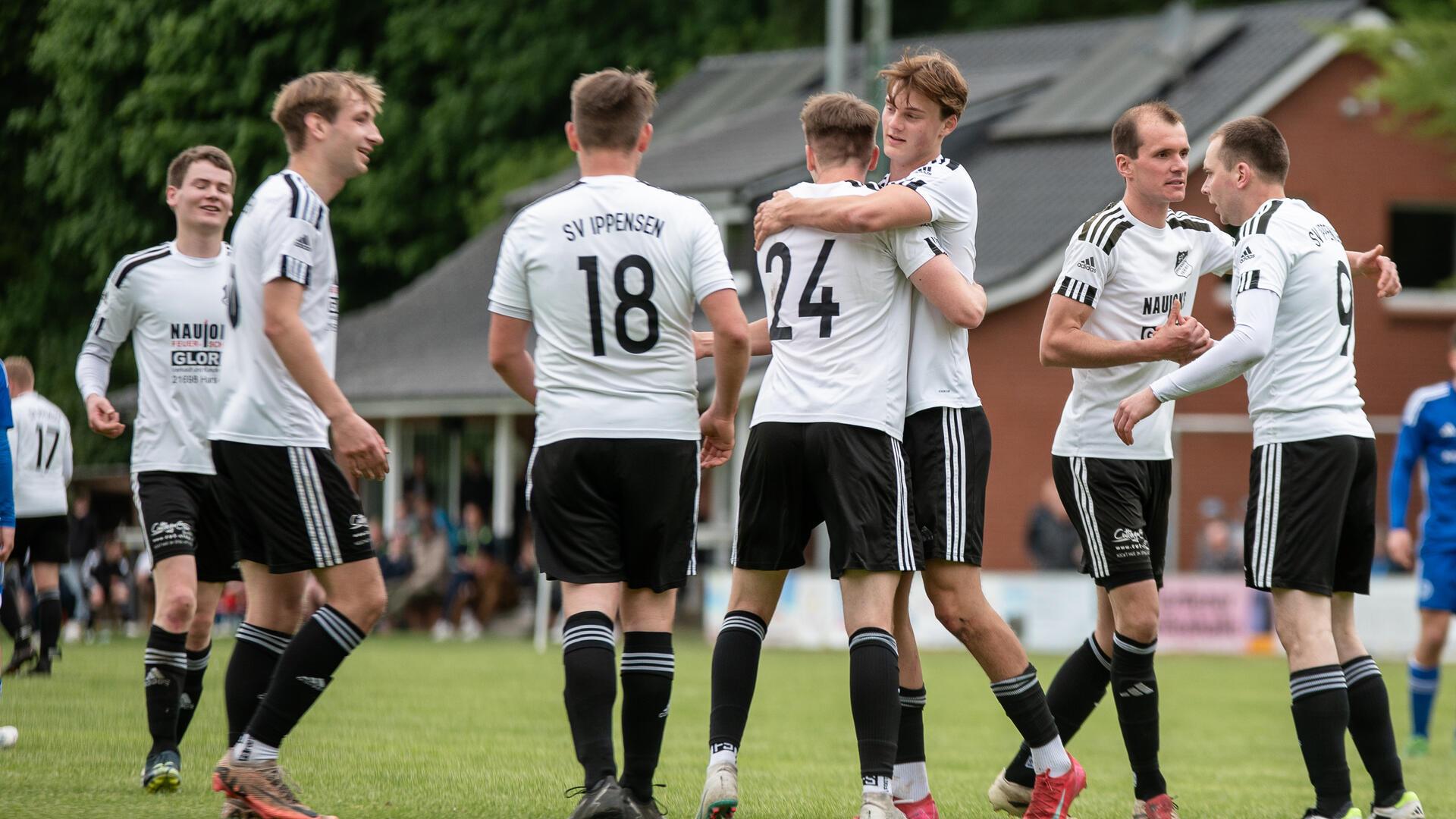 Tore wollen die Ippenser Spieler auch im letzten Saisonspiel gegen den TSV Bassen bejubeln.