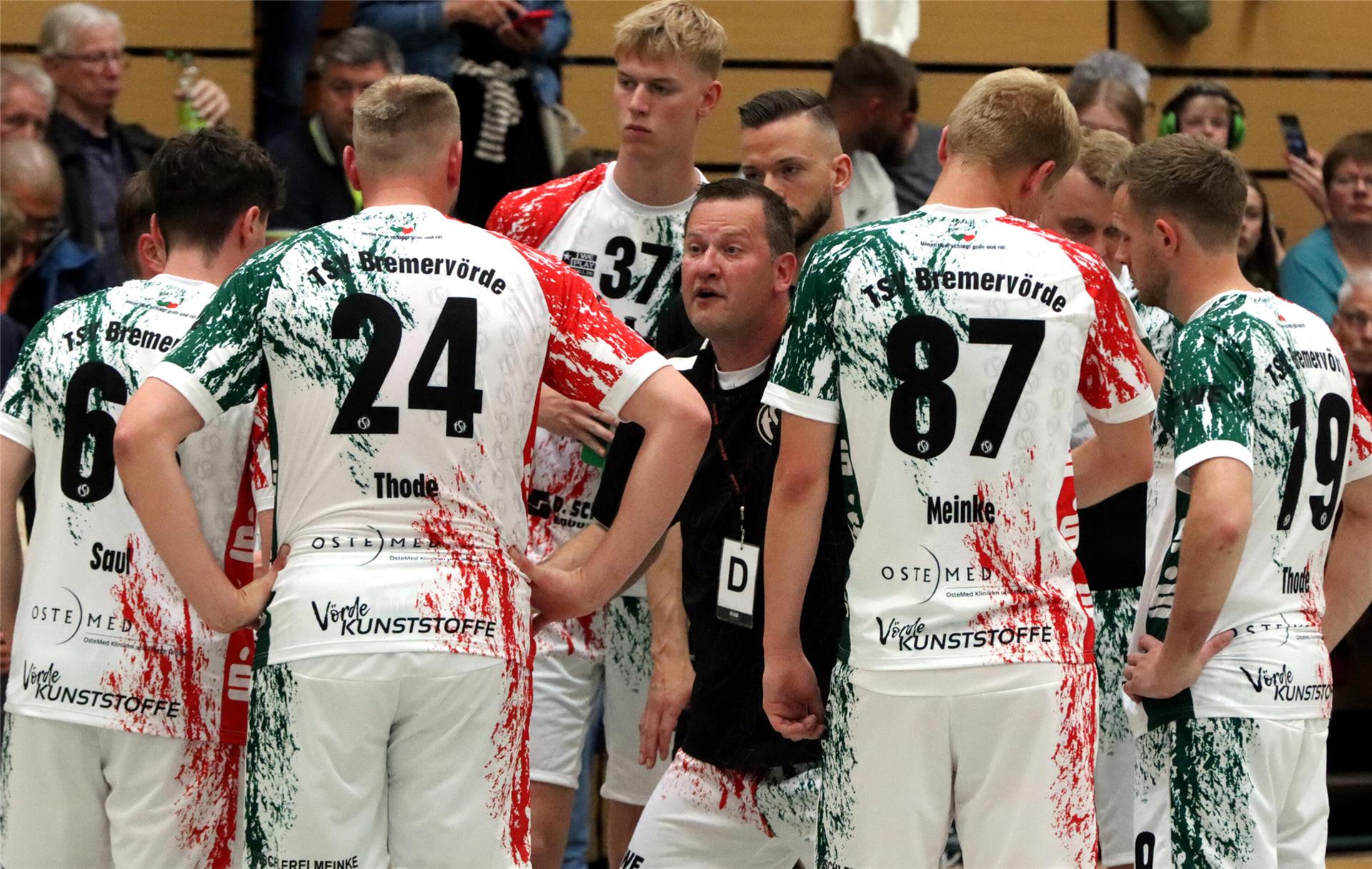 Trainer Adnan Salkic erwartet für die Partie bei der HSG Delmenhorst eine kampfbetonte Partie.