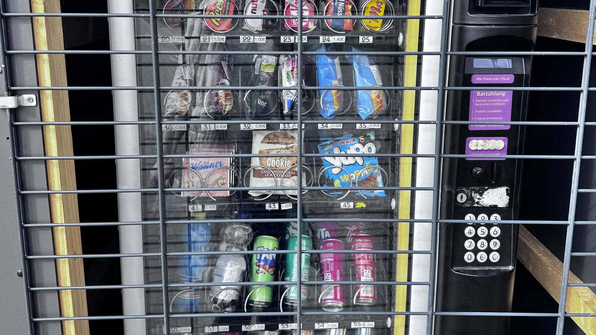 Sortiment im Automaten
