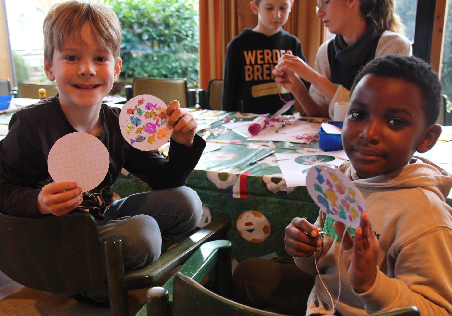 Während der Kinderbibelfreizeit der Pella-Gemeinde wurden unter anderem viele Bastelworkshops angeboten.