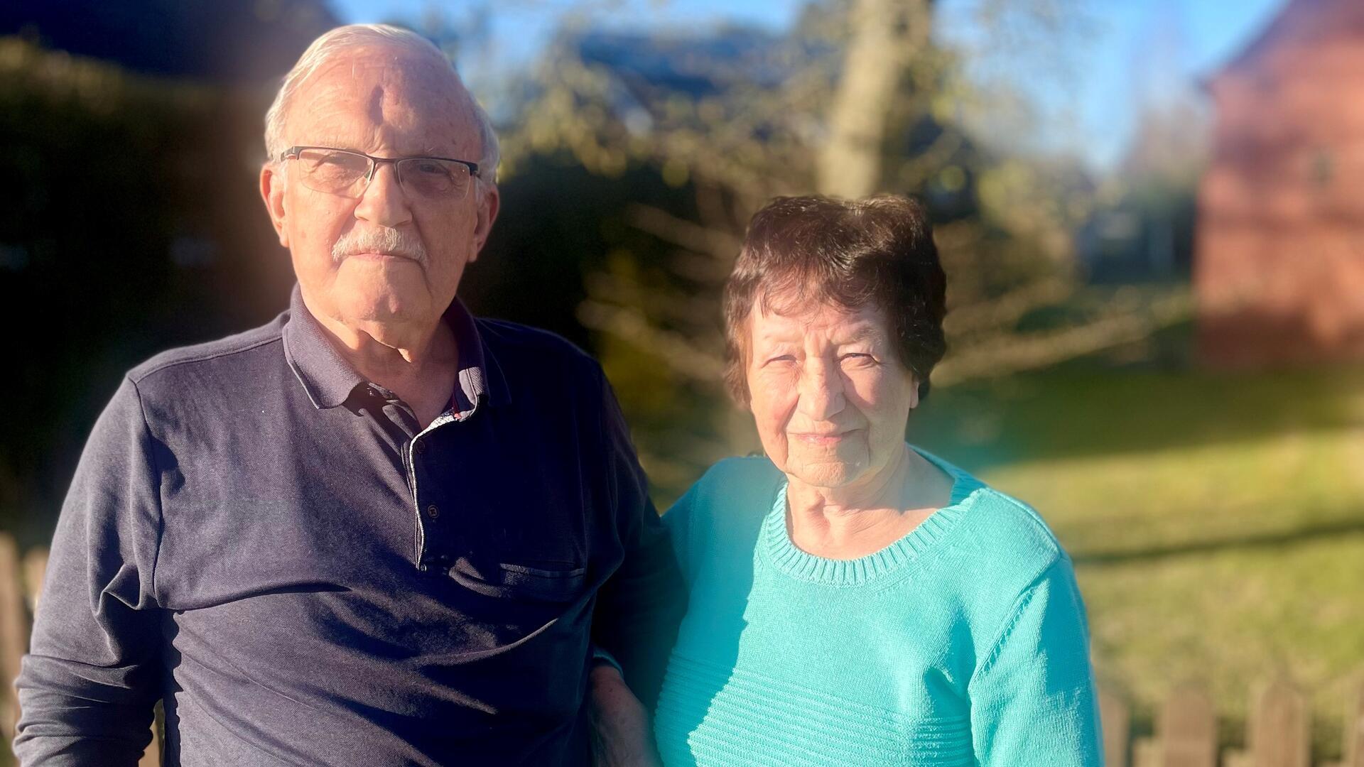 Waltraud und Heinz Imhof haben heute vor 60 Jahren geheiratet.