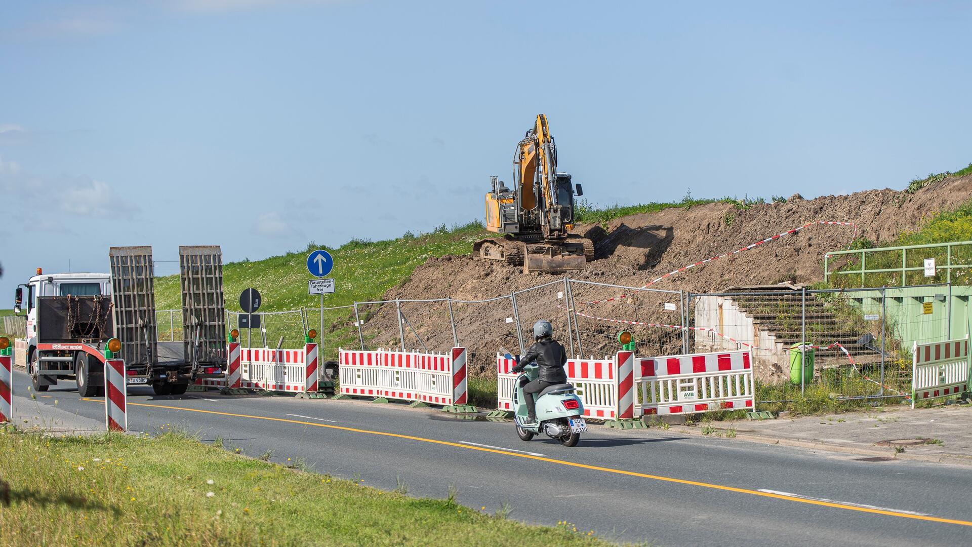 Wann ist der Spazierweg am Seedeich in Bremerhaven wieder frei? Wann können Spaziergänger in Bremerhaven wieder am Seedeich spazieren?