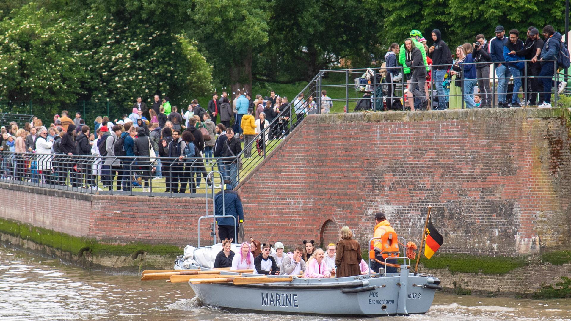 Kutterpullen auf der Geeste der Studenten