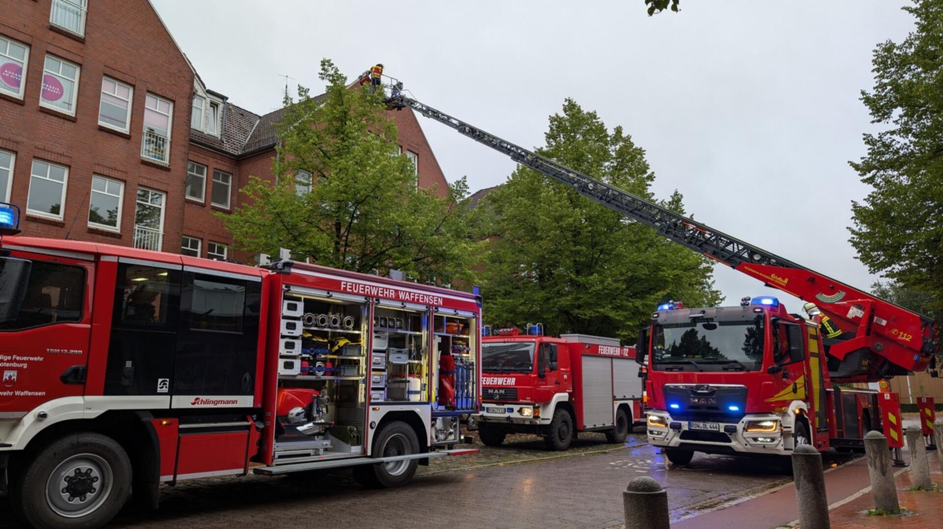 Feuerwehreinsatz.
