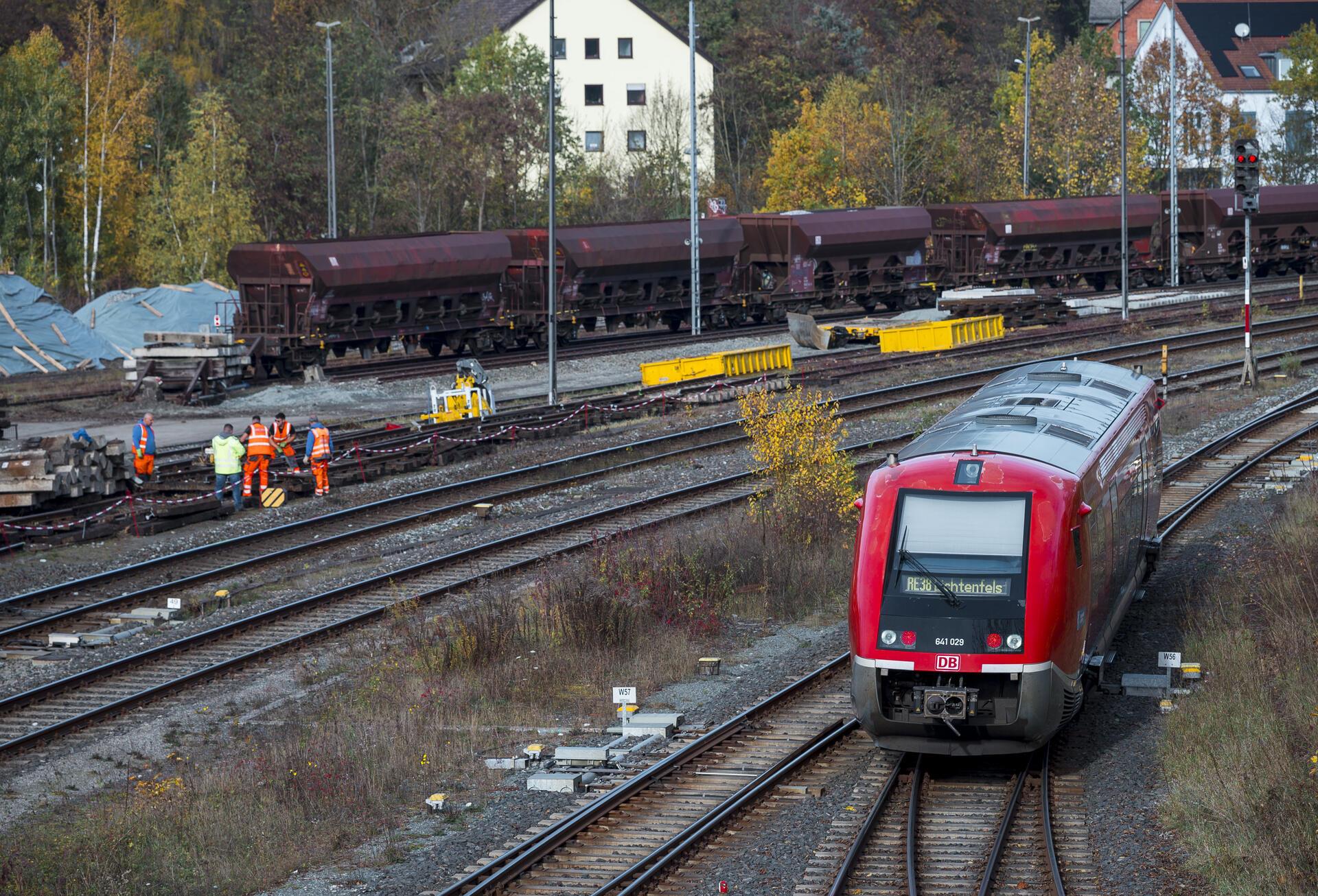 Wegen eines Stellwerkproblems bei der Bahn kam es am Donnerstag zu Verspätungen.
