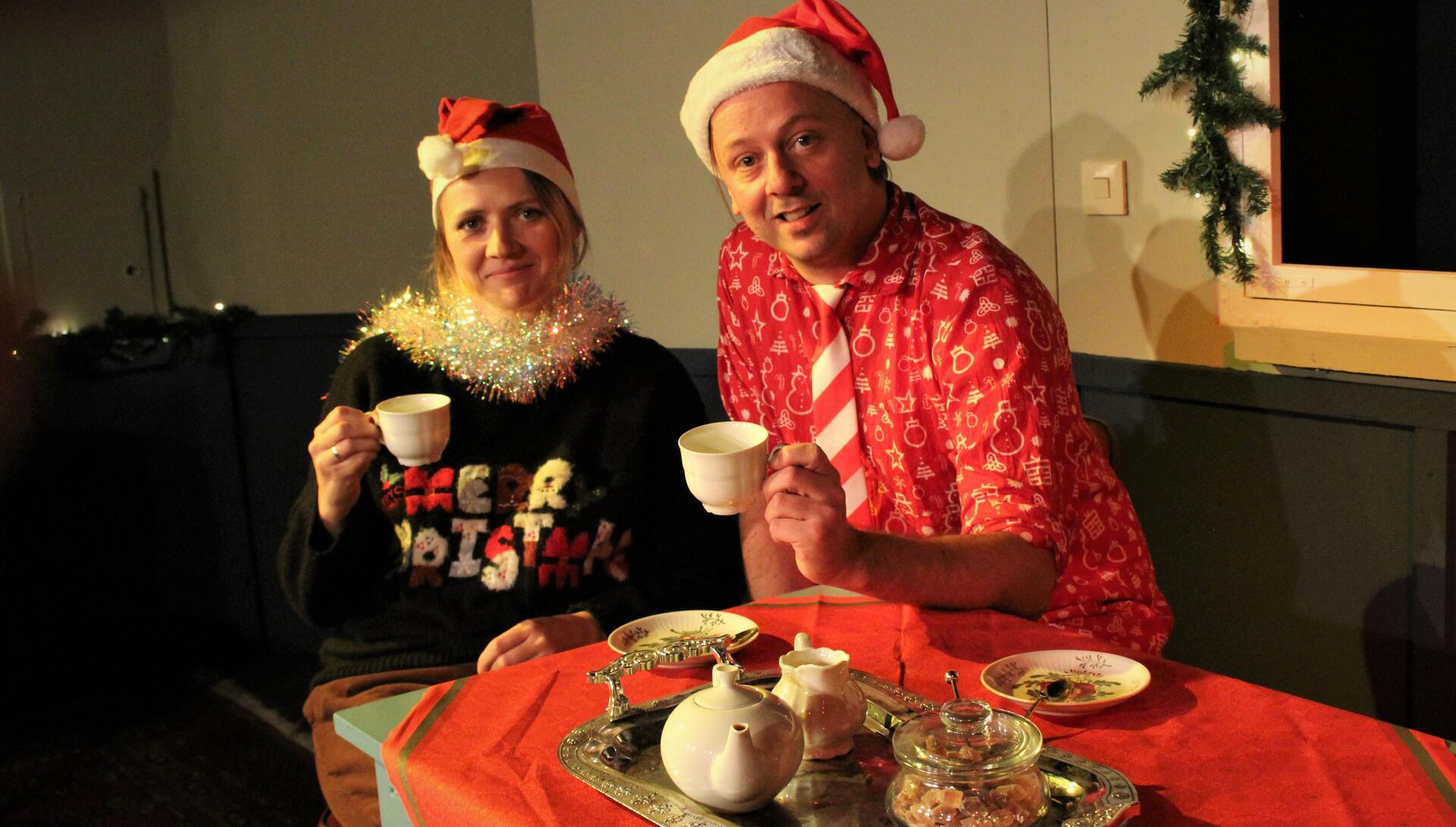 Weihnachten im Piccolo Teatro: Vania und Andreas Brendel freuen sich auf die Uraufführung des Kinderstückes „Weihnachten in Gefahr“.