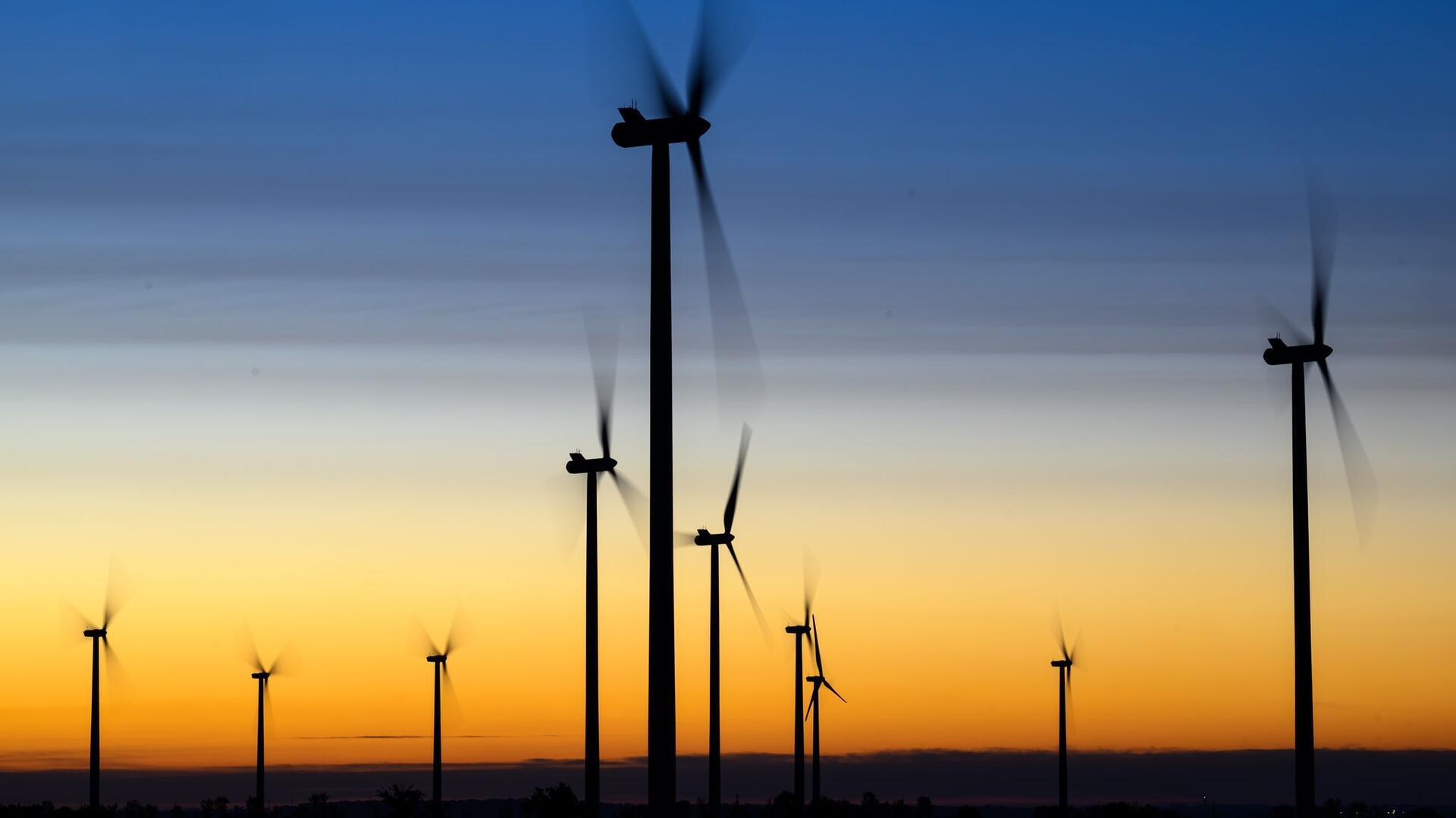 Ein Windpark.