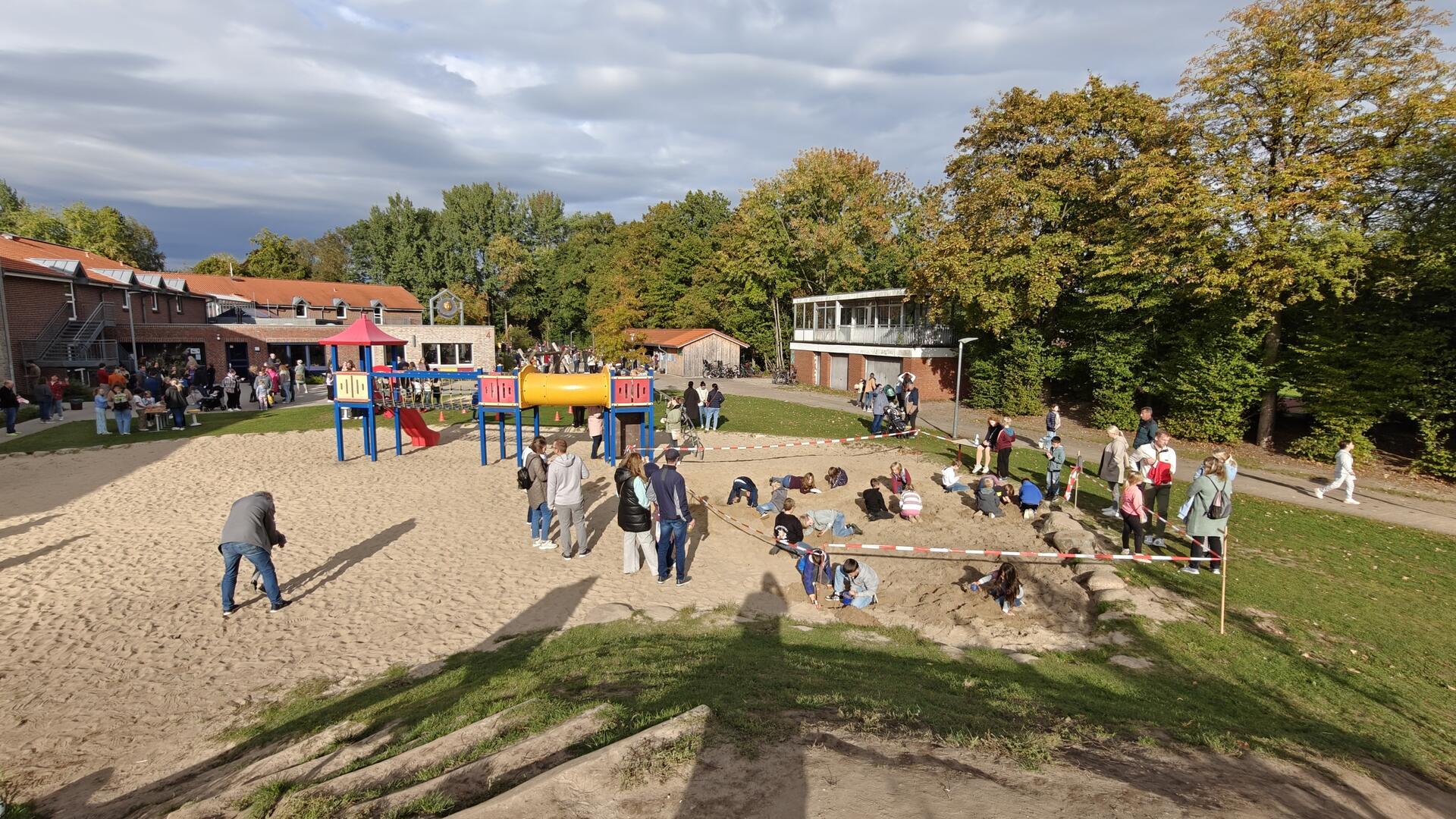 Zahlreiche Mitmachaktionen an der Grundschule Engeo sorgten für Abwechslung bei der Jubiläumsfeier. 