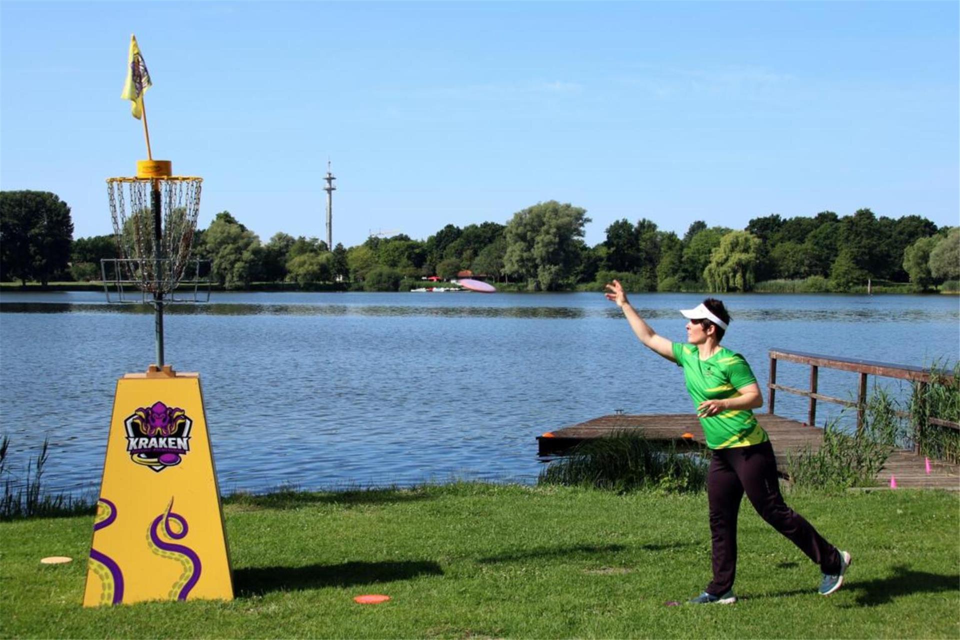 Zwei Tage wurde auf dem Parcours am Vörder See gespielt.