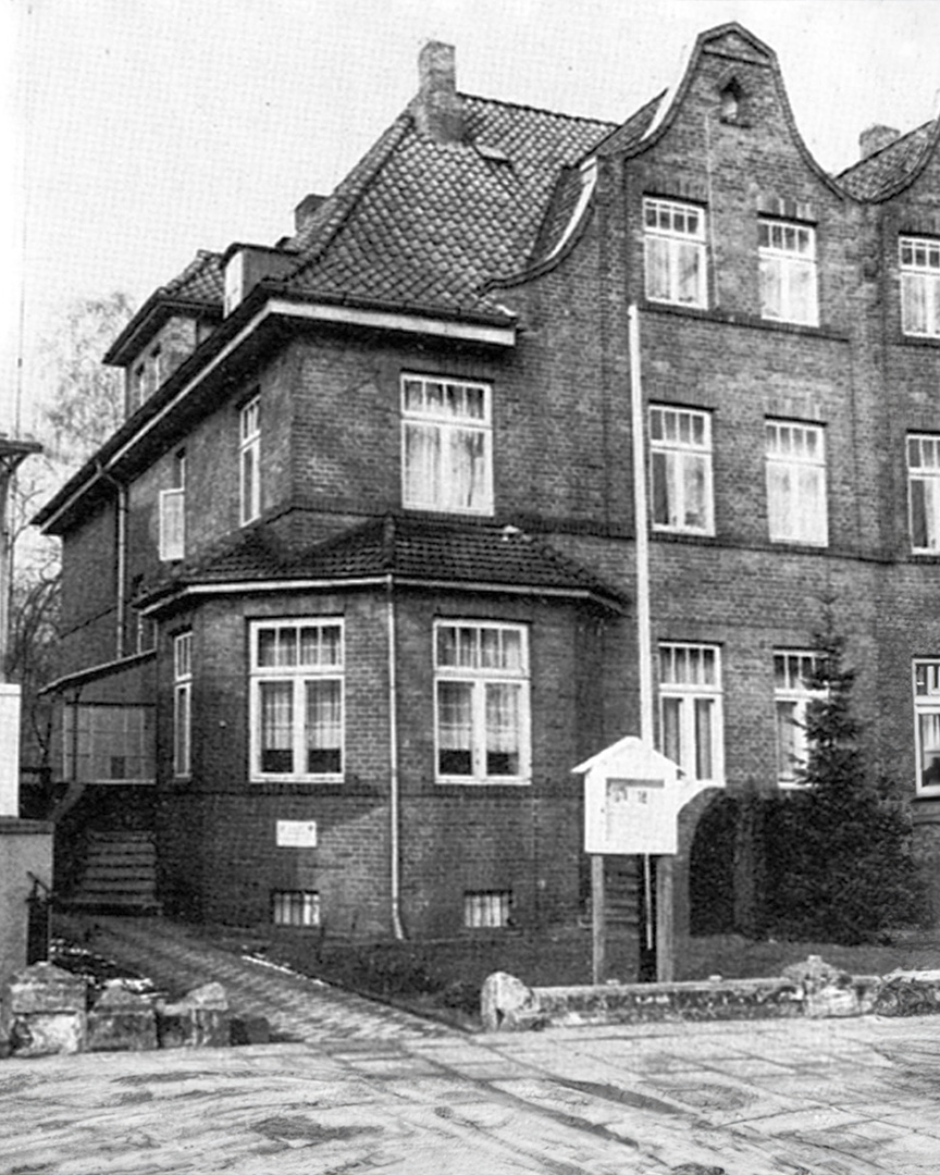 Historisches Foto eines Hauses.